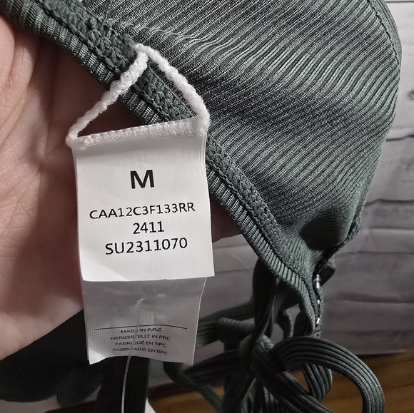 NWOT CUPSHE RIB SCALLOPED BIKINI SET HIPSTER LOW RISE SIZE MEDIUM - Picture 8 of 8